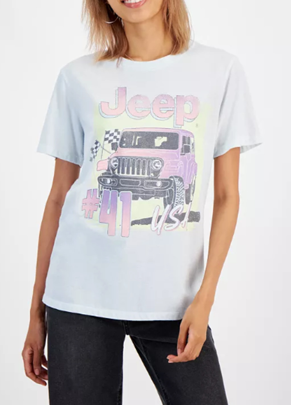 Grayson Threads The Label Juniors' Jeep Graphic Print Tee S